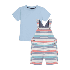 Overall Rayas Colores 2 piezas
