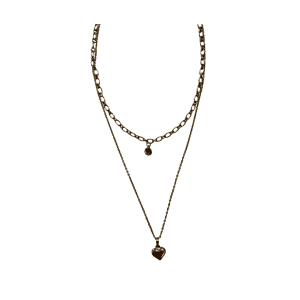 Collar Doble Corazon