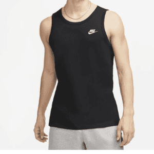 Camisa Deportiva Nike sin mangas negra