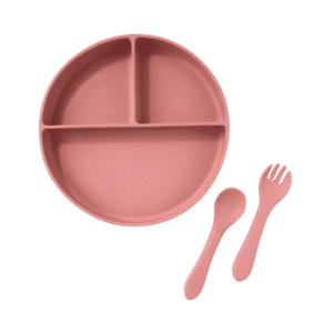 Plato de Silicona Rosado