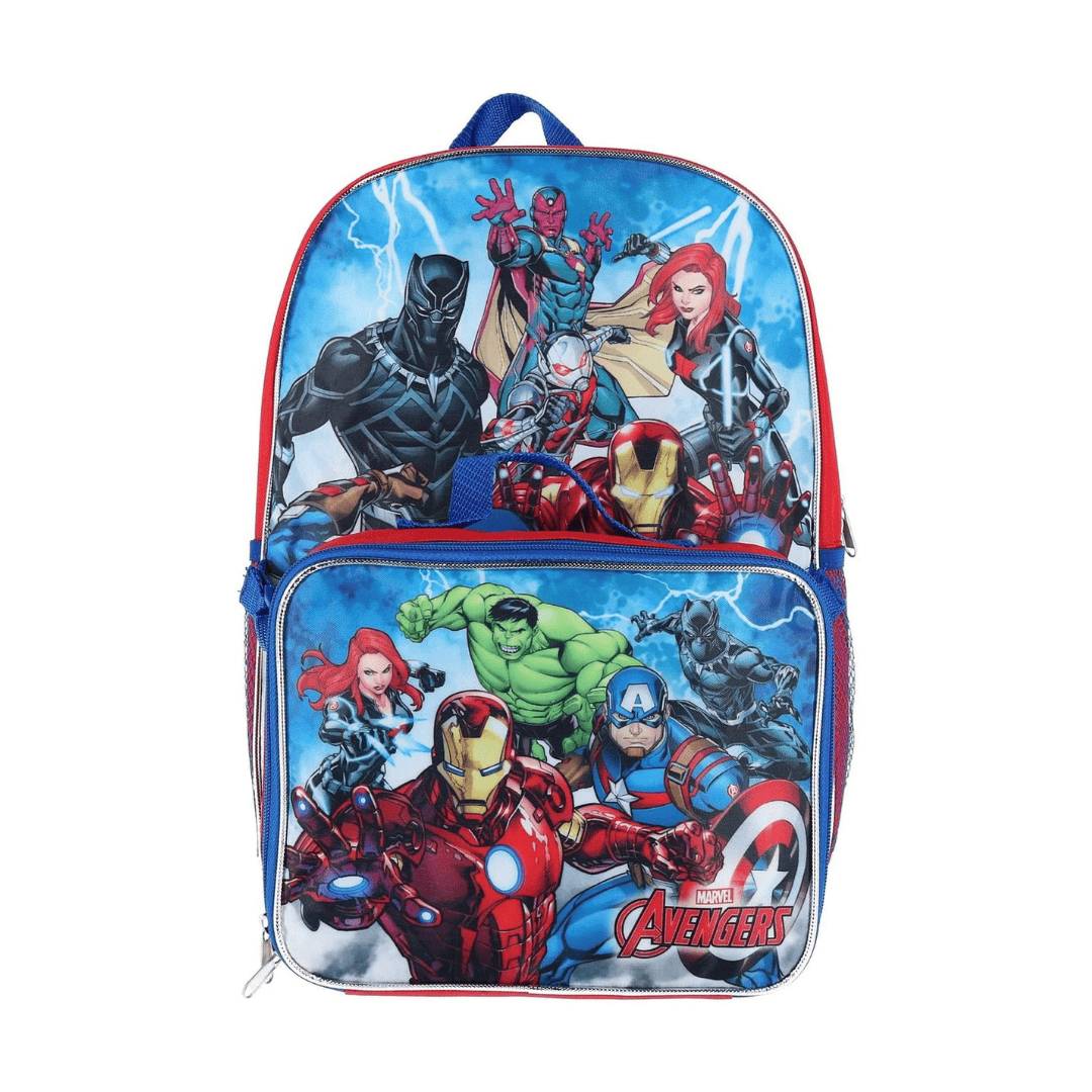 Mochila Avengers y lonchera