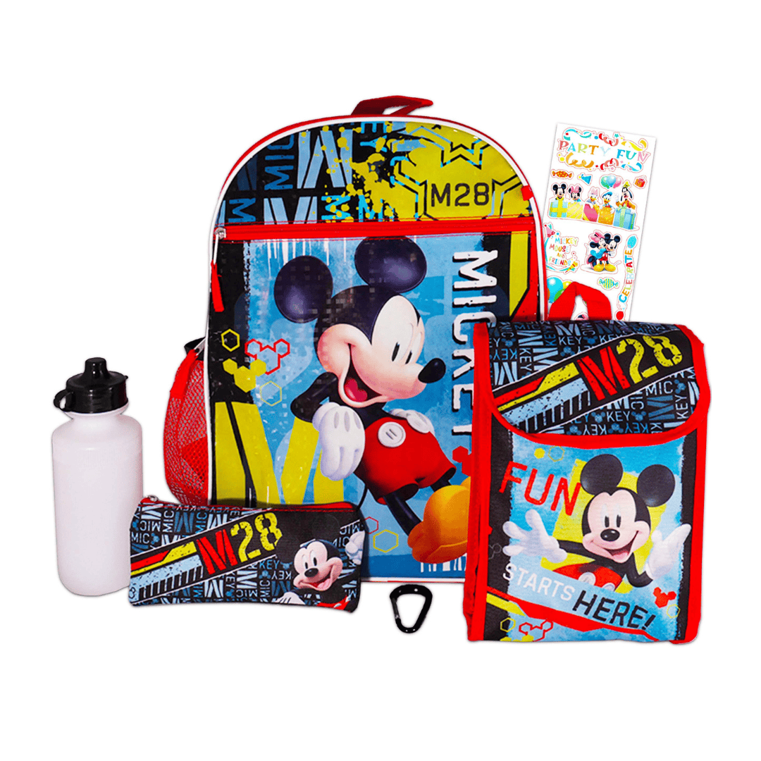 Mochila Mickey Mouse y lonchera