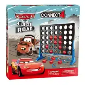 Juega al clásico juego Connect 4 con personajes de Cars en esta versión temática para niños. Ideal p.