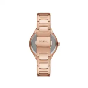 Reloj Fossil de pulsera dorada para mujer, diseño elegante y moderno.