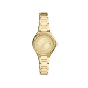 Reloj Fossil BQ3801, reloj de pulsera dorado con diseño elegante y detalles brillantes, ideal para o.