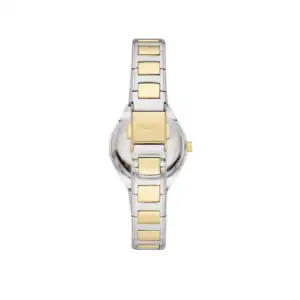 Reloj Fossil de pulsera de acero y oro Reloj Fossil de pulsera de acero y oro, elegante y moderno para mujer.