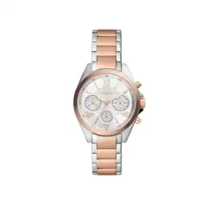 Reloj Fossil BQ3850 con diseño sofisticado en acero y oro rosa, ideal para mujer y ocasiones especia.