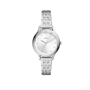 Reloj Fossil BQ3861, reloj de pulsera de acero inoxidable con diseño minimalista y precisión.