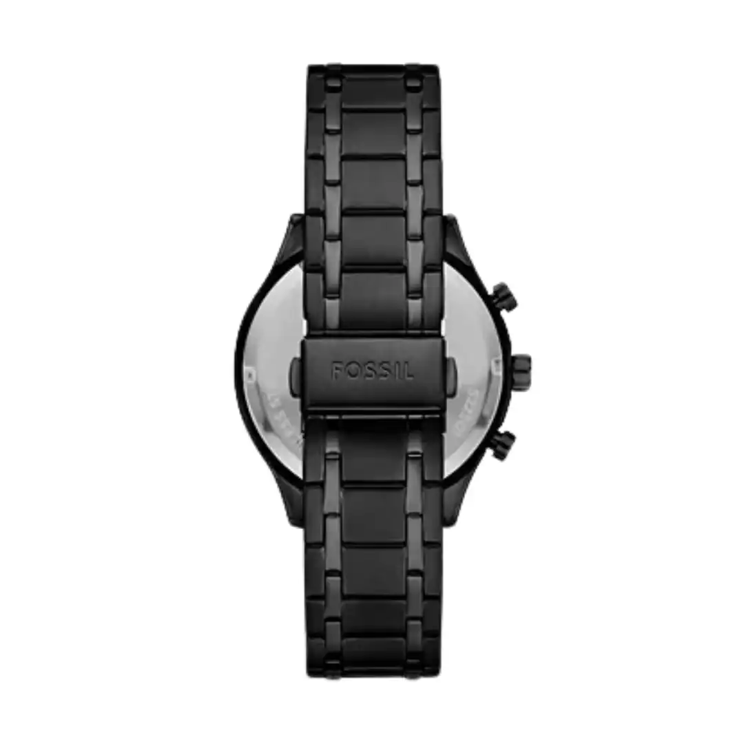 Reloj Fossil de pulsera negro con diseño elegante y moderno, ideal para complementar tu estilo diari.