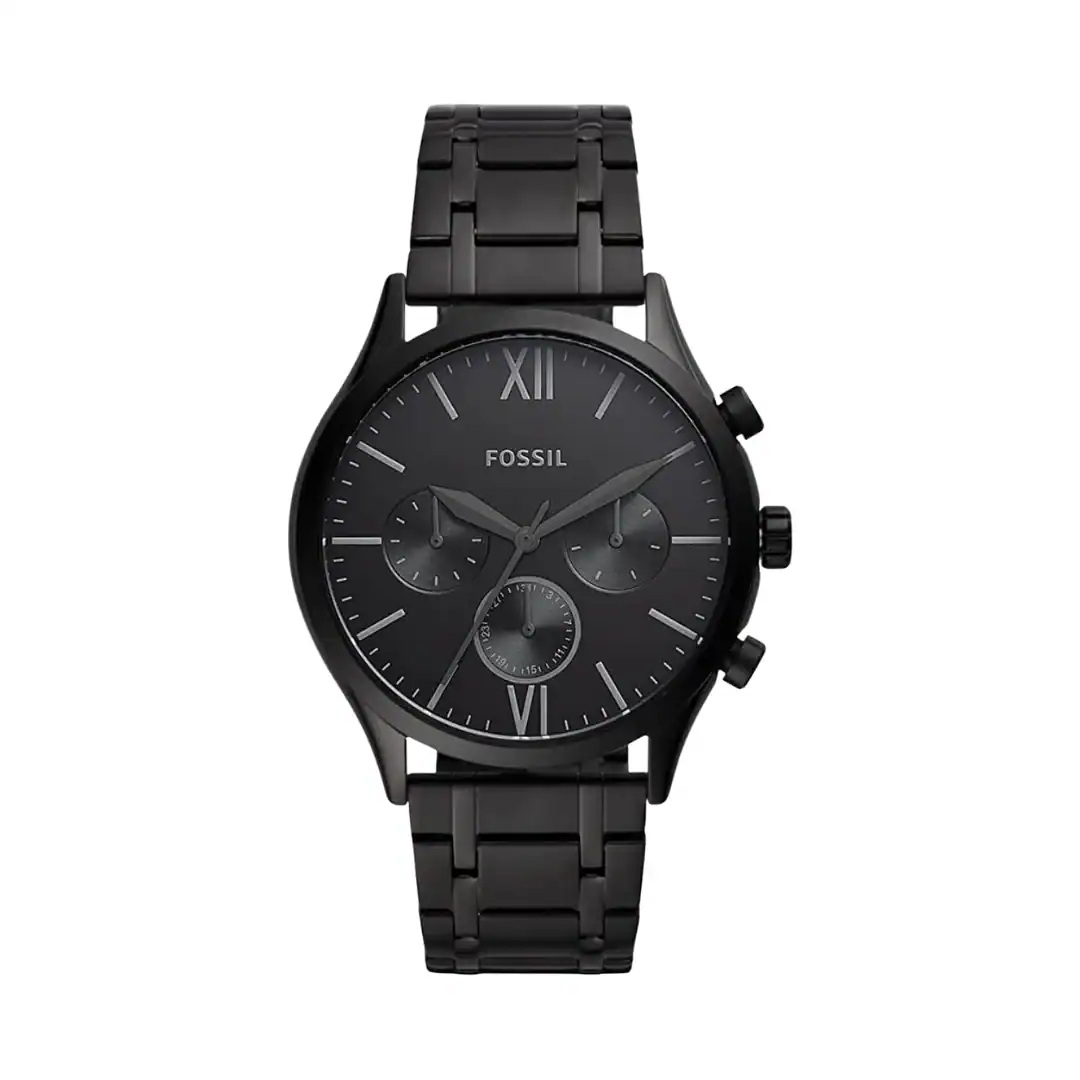 Reloj Fossil BQM2365 en color negro, elegante y moderno, ideal para hombres que buscan estilo y func.