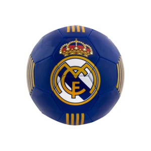 Balón de fútbol azul del Real Madrid talla 5