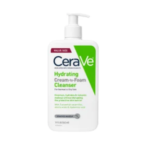 Cerave Hydrating Cream to Foam Cleanser 19oz / 562ml