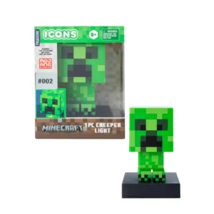 Lámpara Minecraft Creeper