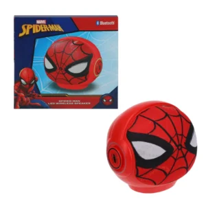 Parlante Spiderman con bluetooth y Luz Led