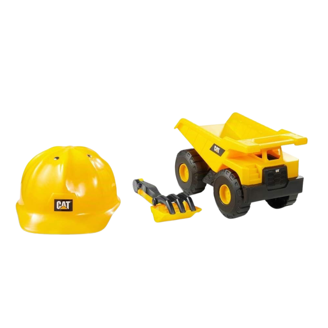 Set Carro construcción CAT y Casco +3