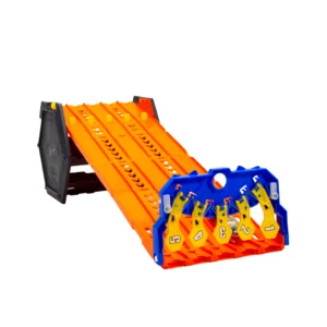 Pista HotWheel Carreras 5 Carriles +4