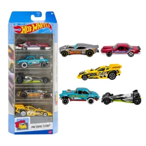 Set Carros de Hot Wheels HW Drag Strip +3