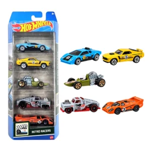 Set Carros de Hot Wheels Retro Racers +3