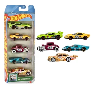 Set Carros de Hot Wheels HW Retro Racers +3