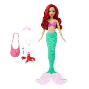 Barbie Princesa Ariel con accesorios +3