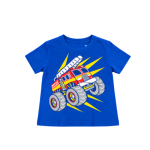 Camiseta Animada Vehículo Monster