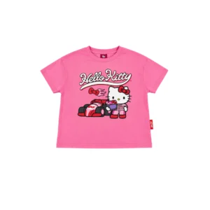 Blusa Crop Top Animada Hello Kitty