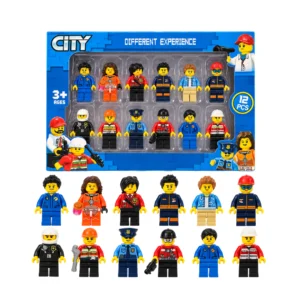 Set Figuras Legos 12 piezas Profesiones